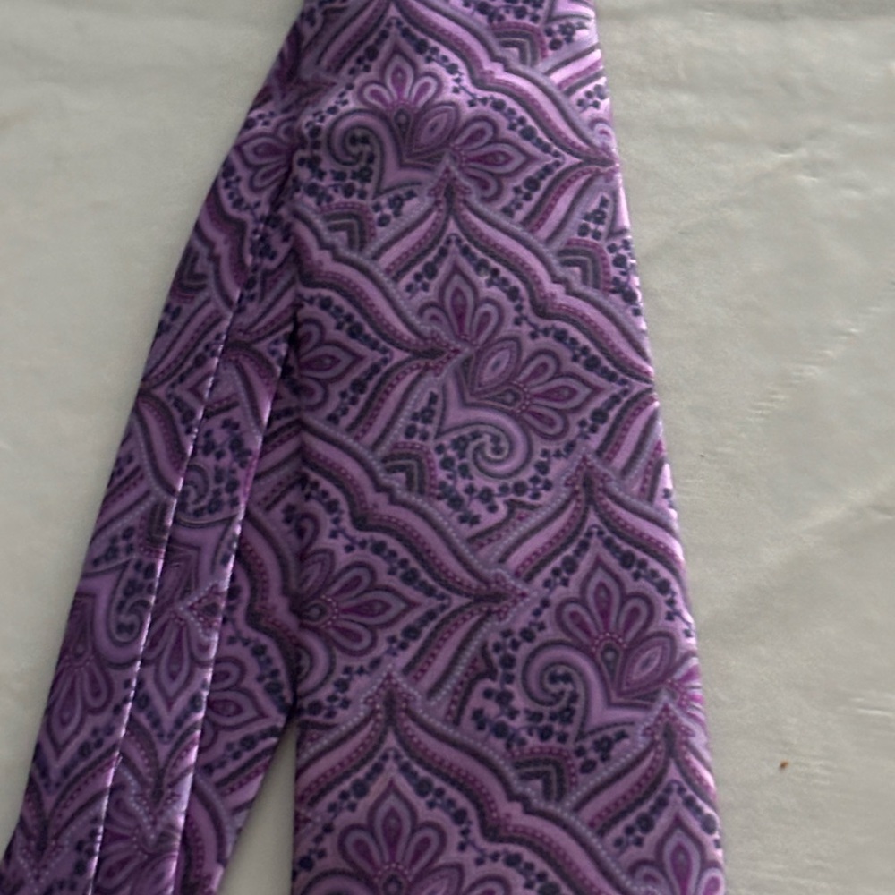Stefano Ricci Lavender Paisley Tie
